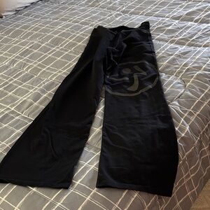 Zumba Fitness Black Wide-Leg Pants with Iconic Logo